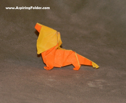 origami lion